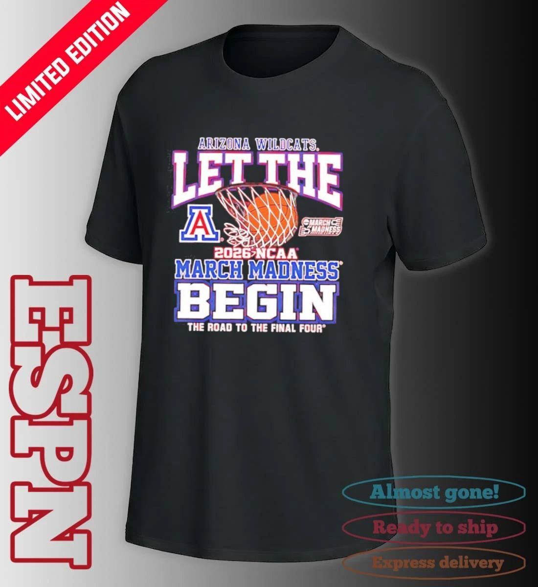 Arizona Wildcats Let The Madness Begin 2026 Shirt