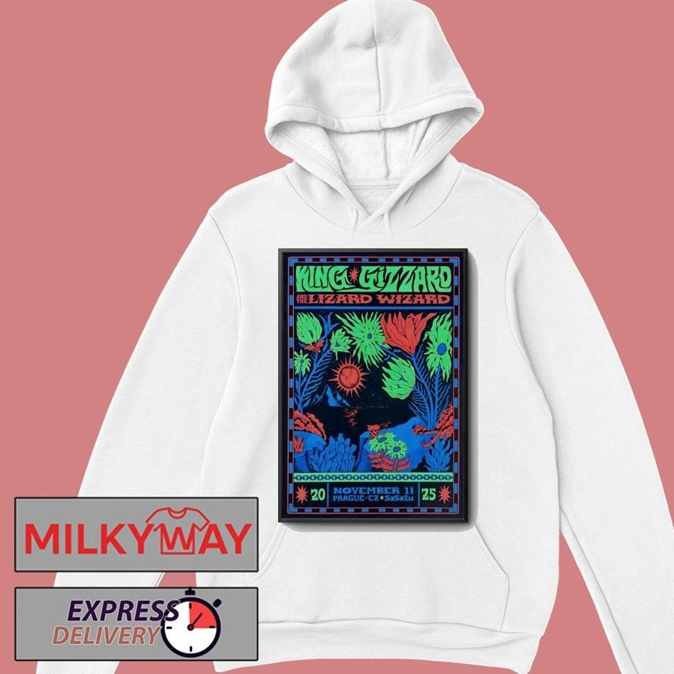 King Gizzard And The Lizard Wizard In Prague CZ On Nov 11 2025 Poster shirt