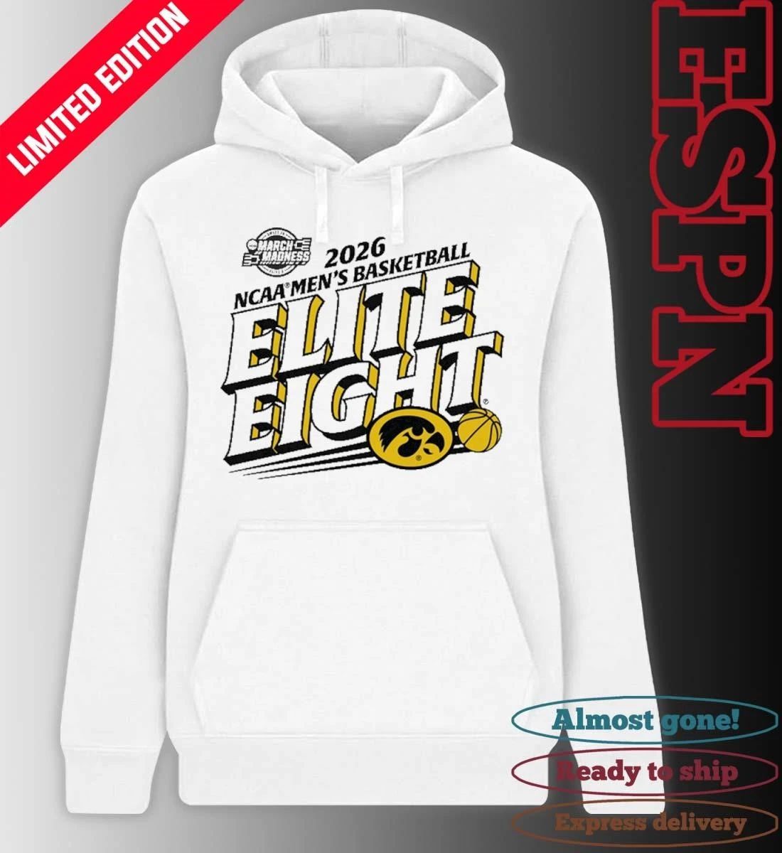 Elite Eight 2026 Iowa Men’s Basketball T-Shirt