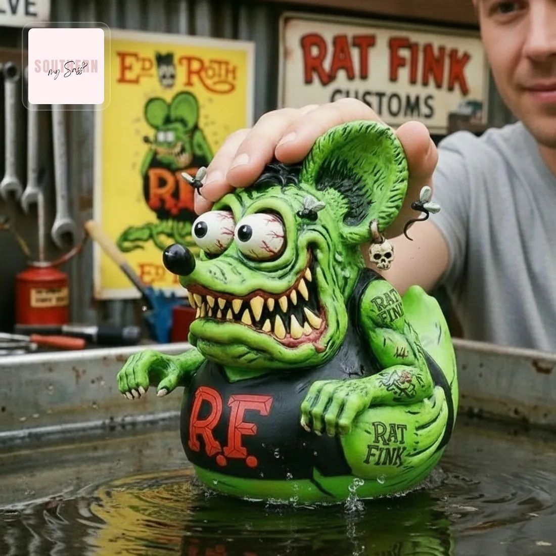 Rat Fink 63rd Anniversary Commemorative Rubber Duck