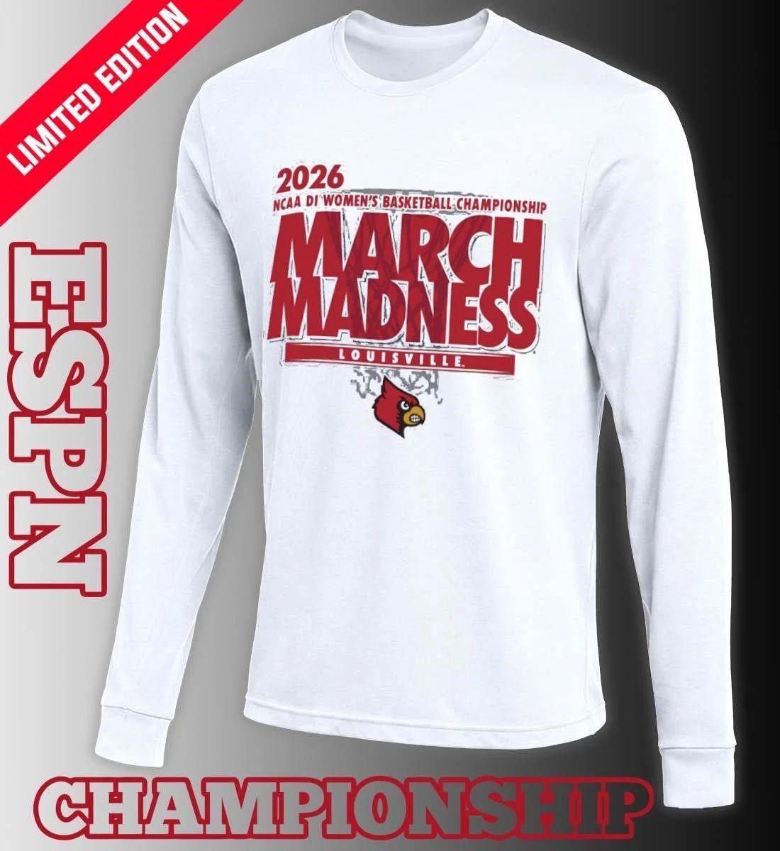 Louisville Women’s Basketball Single Team 2026 NCAA March Madness Shirt