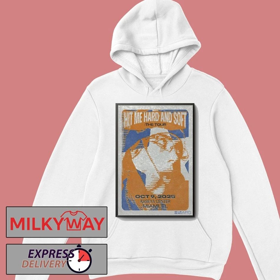 Billie Eilish Oct 9 2025 Casey Center Miami FL Poster shirt