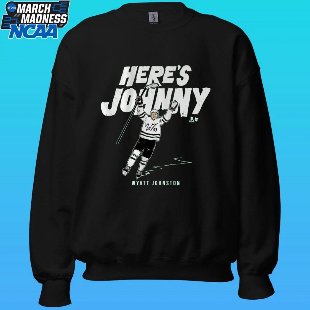 Dallas Stars Wyatt Johnston Here’s Johnny Shirt