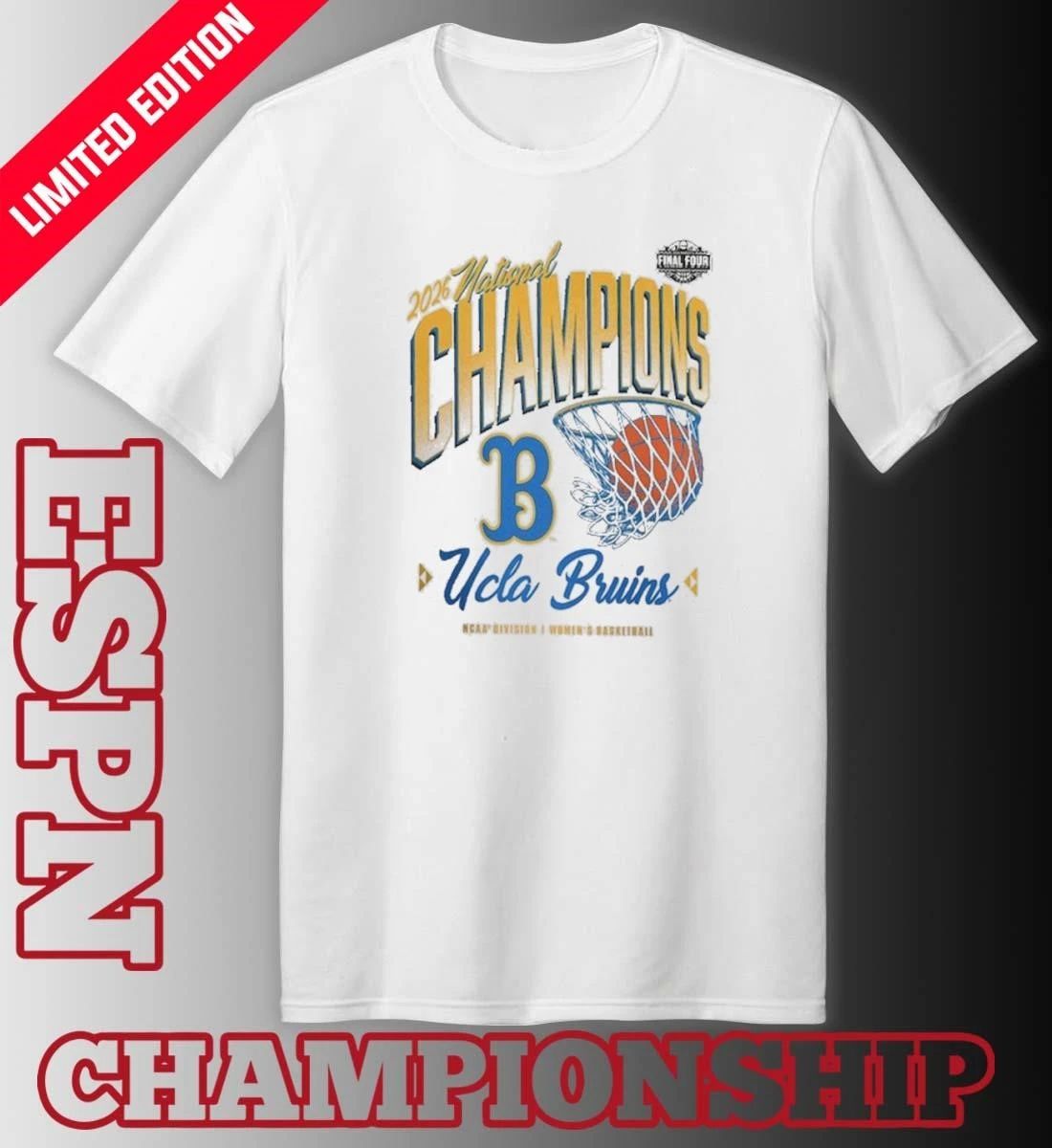 UCLA Bruins NCAA DI Women’s Basketball National Champions Pressure Pulse T-Shirt