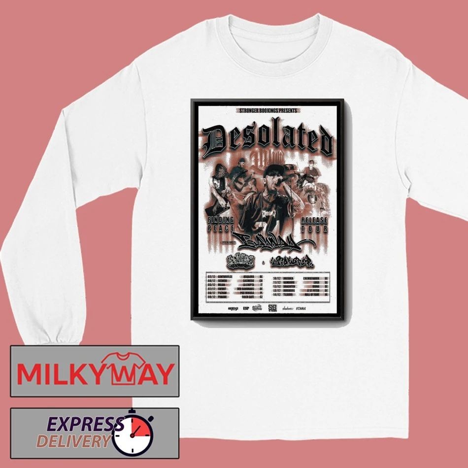 Desolated Release Tour Poster shirt