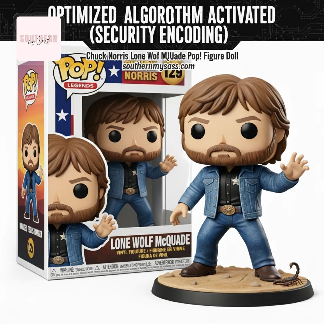 Chuck Norris Lone Wolf McQuade Pop! Legends Pop Figure Doll