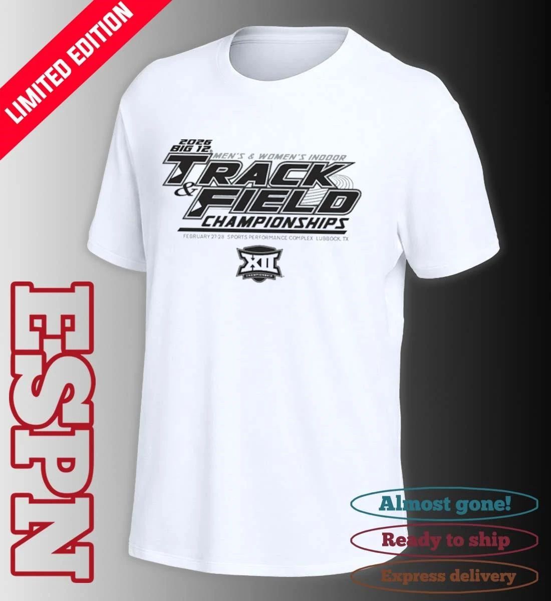 Big 12 2026 Men’s And Women’s Indoor Track & Field Championships shirt