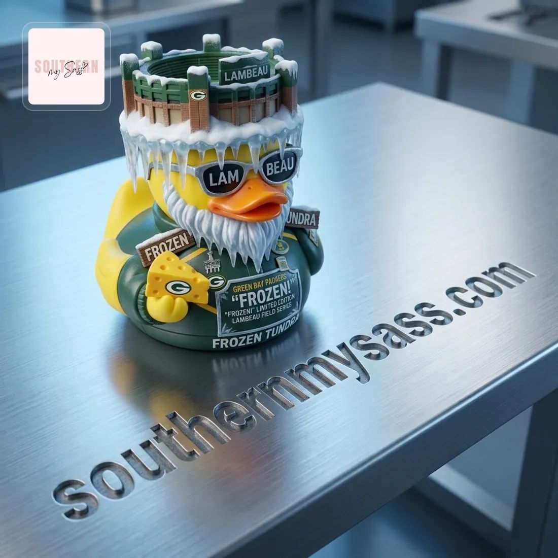 Green Bay Packers Lambeau Field Frozen Tundra Rubber Duck