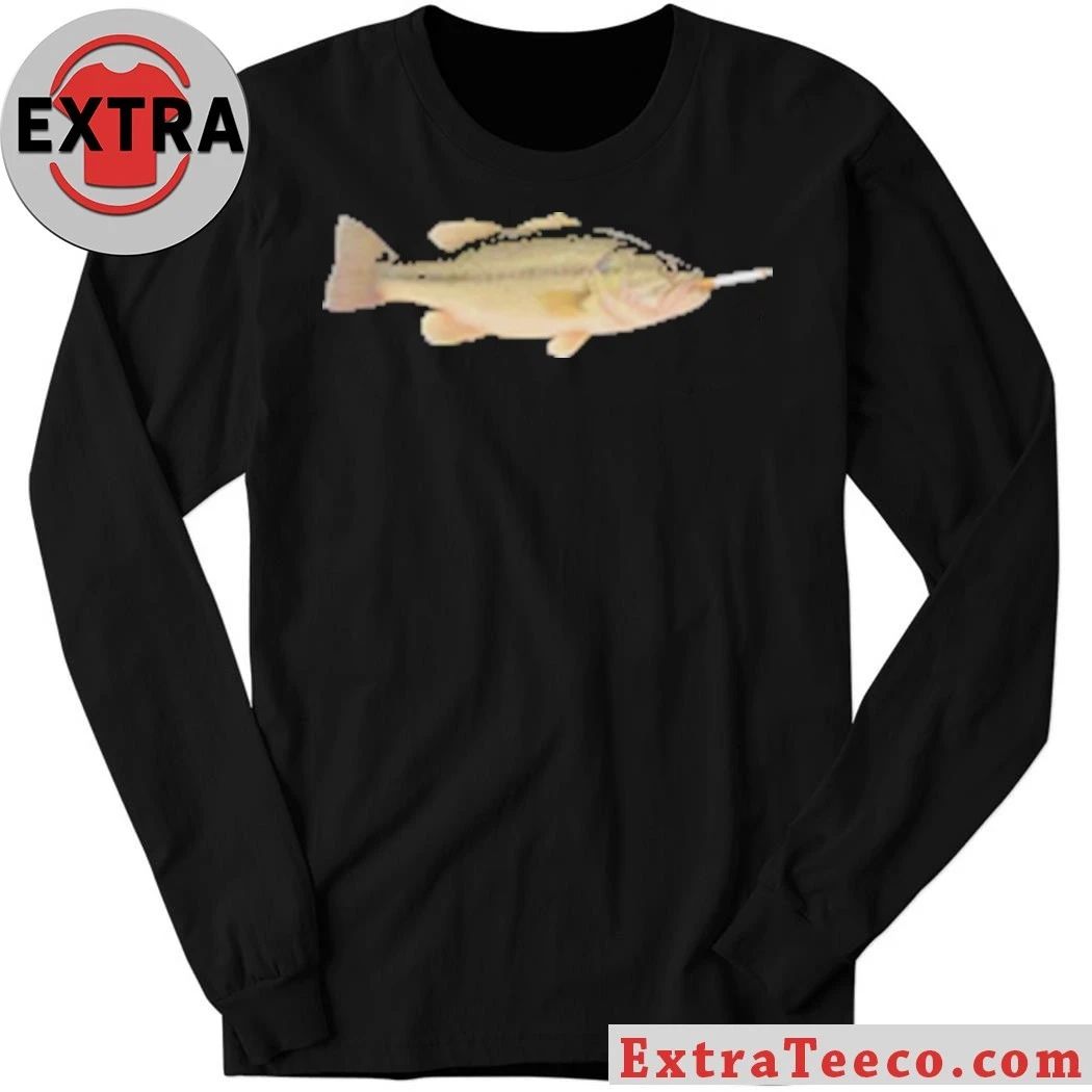 Fish Smoking Cigarette T-Shirt