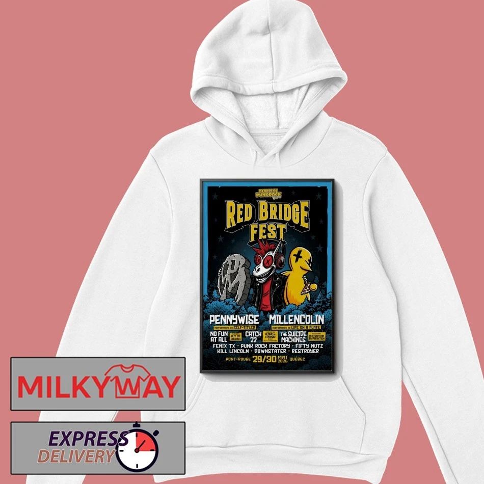 Red Bridge Fest Québec On May 29-30 2026 Poster shirt