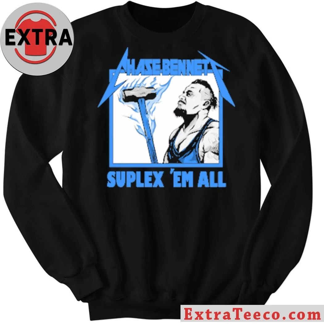 Original Chase Bennett The Burning Hammer Blue Shirt