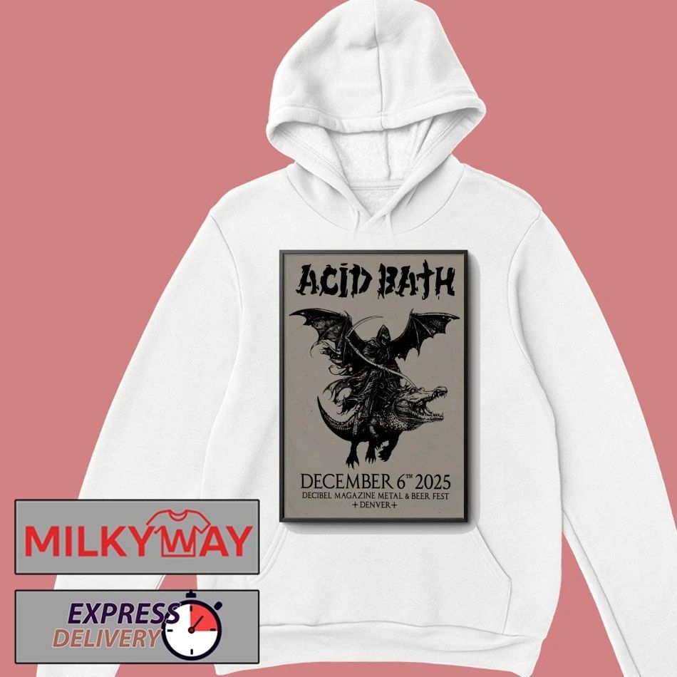 Poster Acid Bath Dec 6 2025 Denver shirt