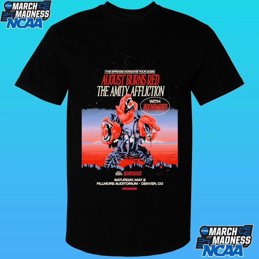 August Burns Red Fillmore Auditorium In Denver Co May 2 2026 Shirt