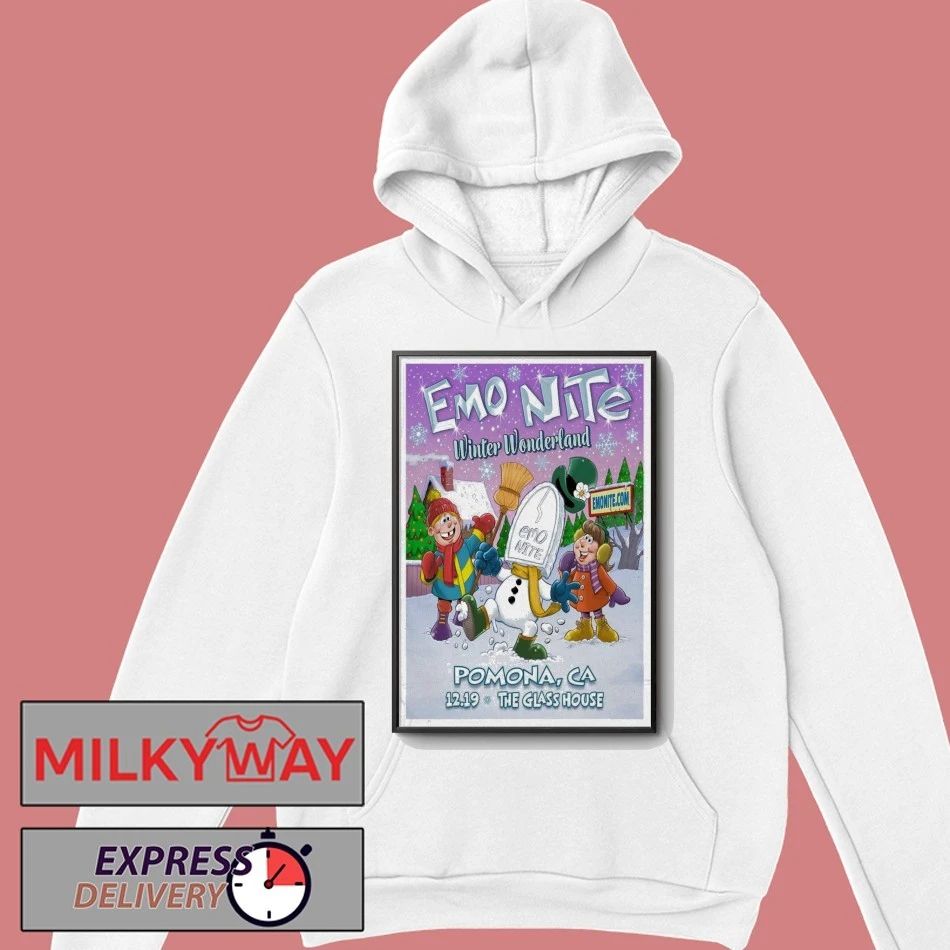 Emo Nite 12.19.2025 Pomona CA Poster shirt