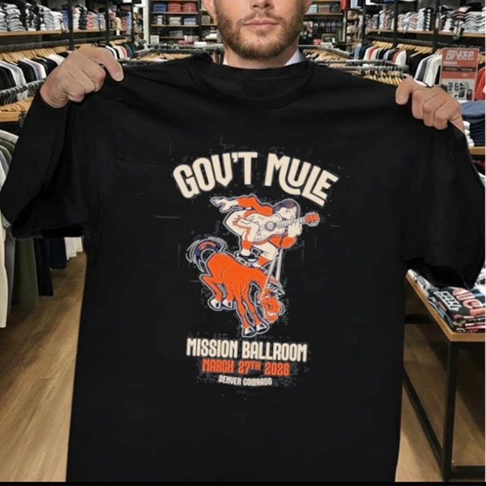 Gov’t Mule Mar 27, 2026 at Mission Ballroom, Denver Tour Shirt
