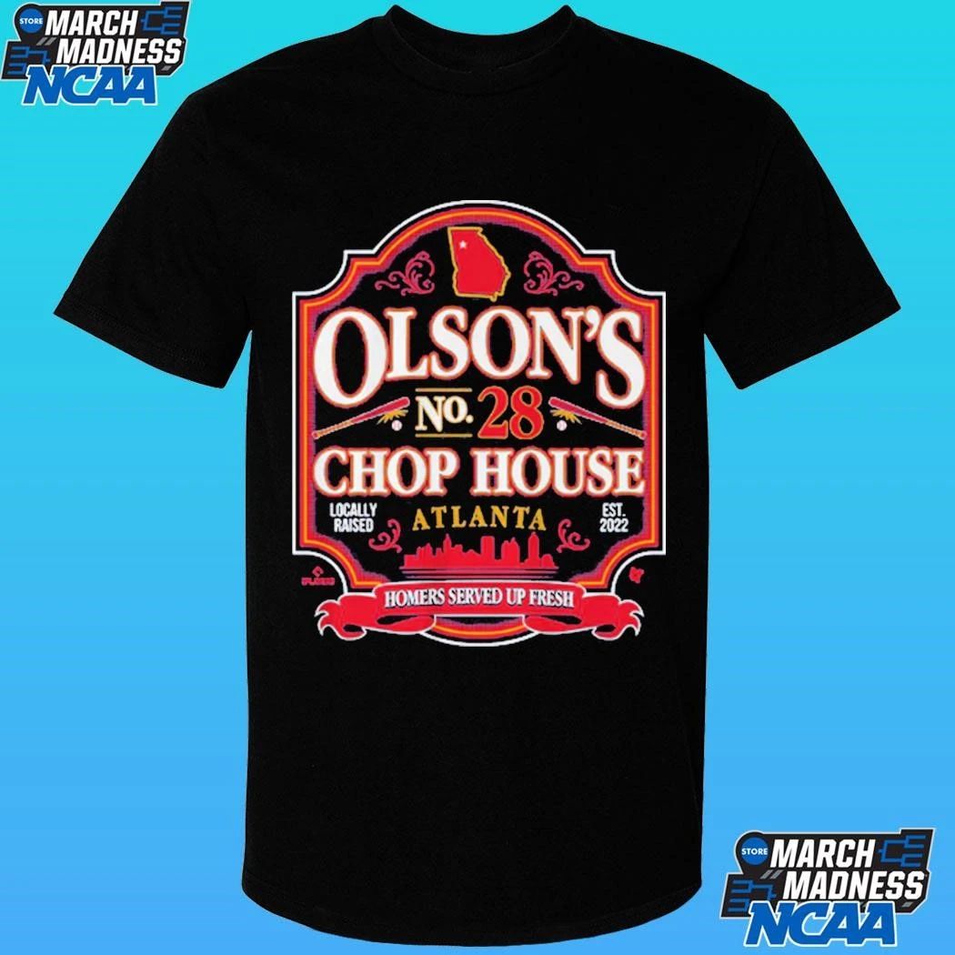 Matt Olson’s Chop House Atlanta Homers Served Up Fresh Shirt