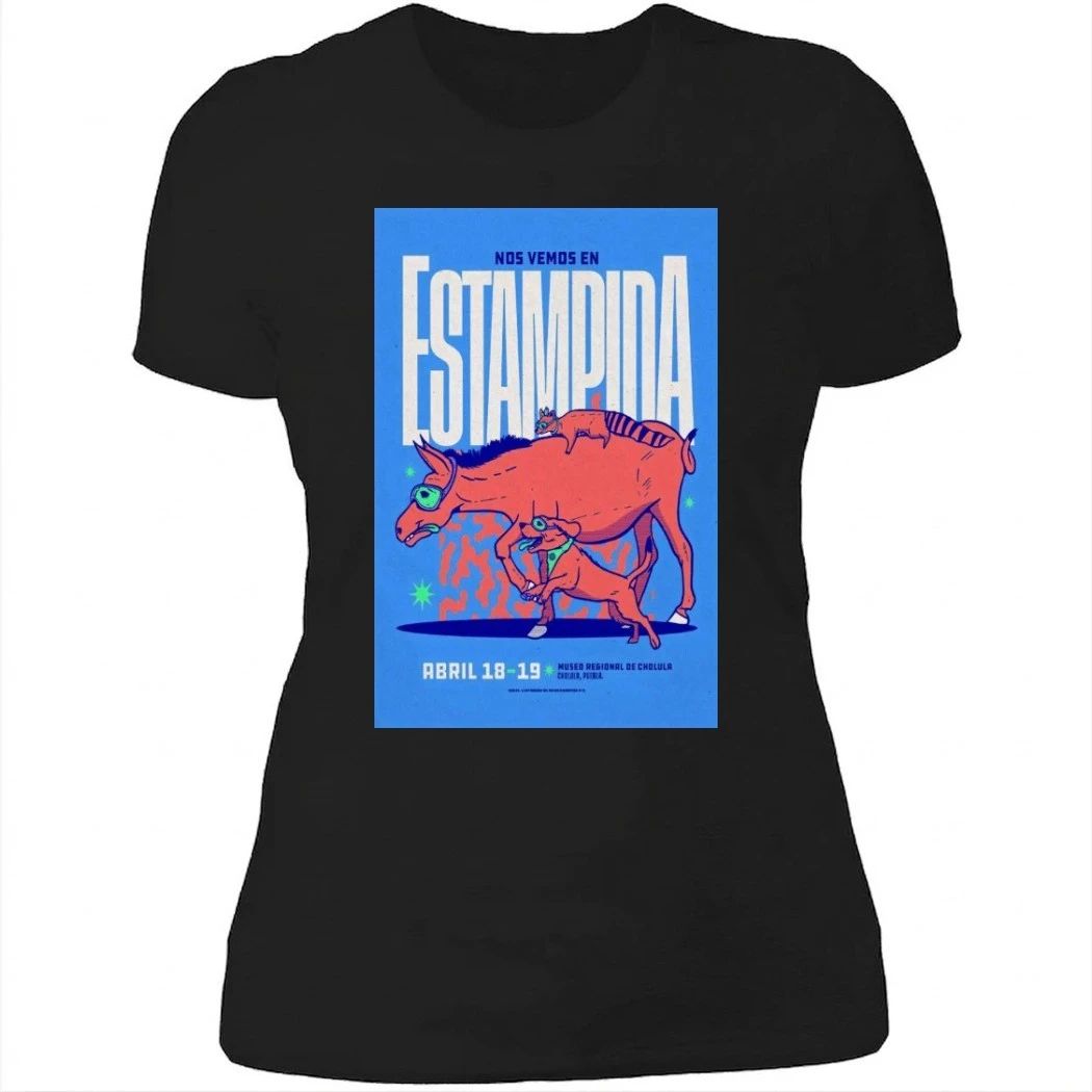 Nos vemos en el Festival Estampida Abril 18-19, 2026 Poster Shirt