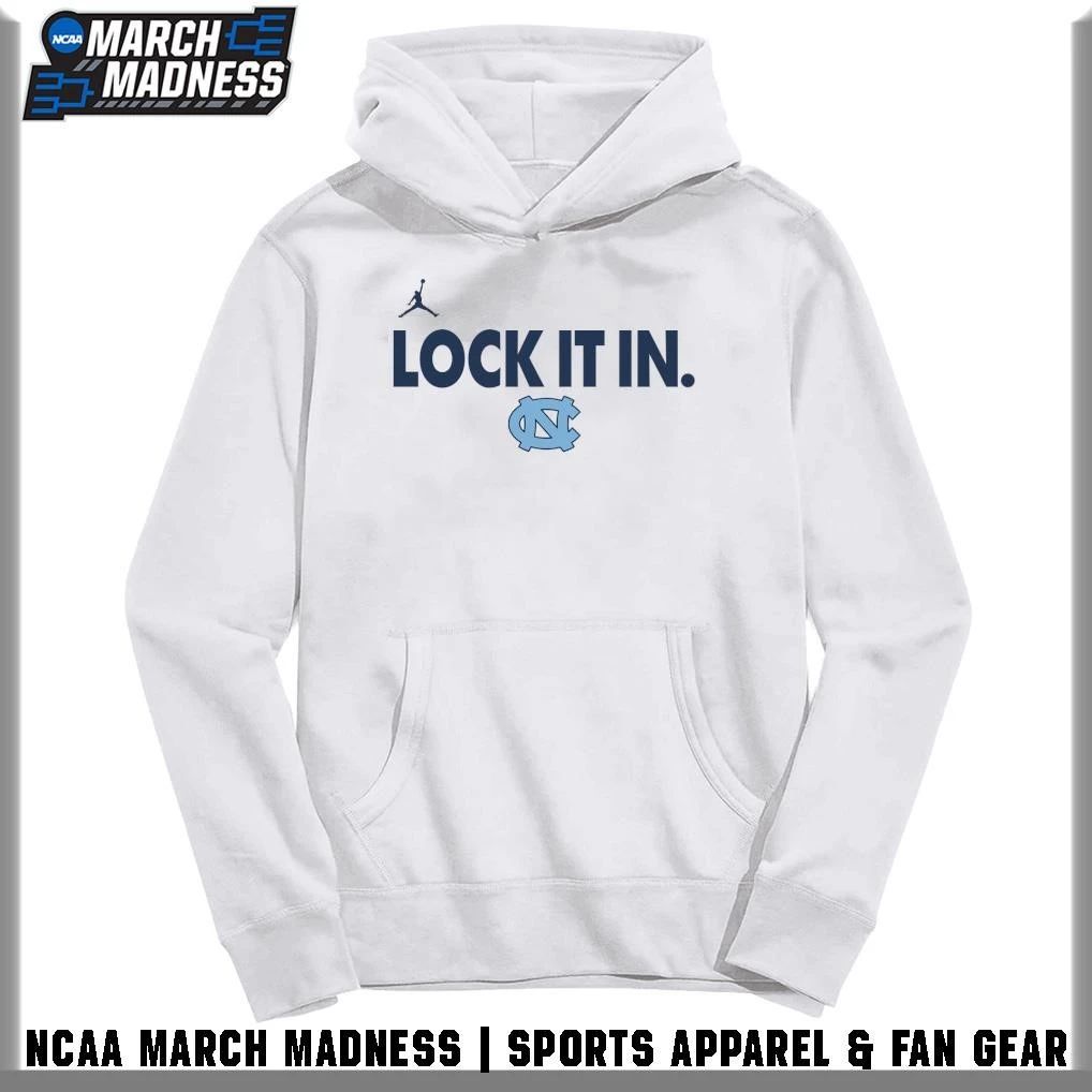 North Carolina Tar Heels Men’s Basketball Lock It In 2026 T-Shirt