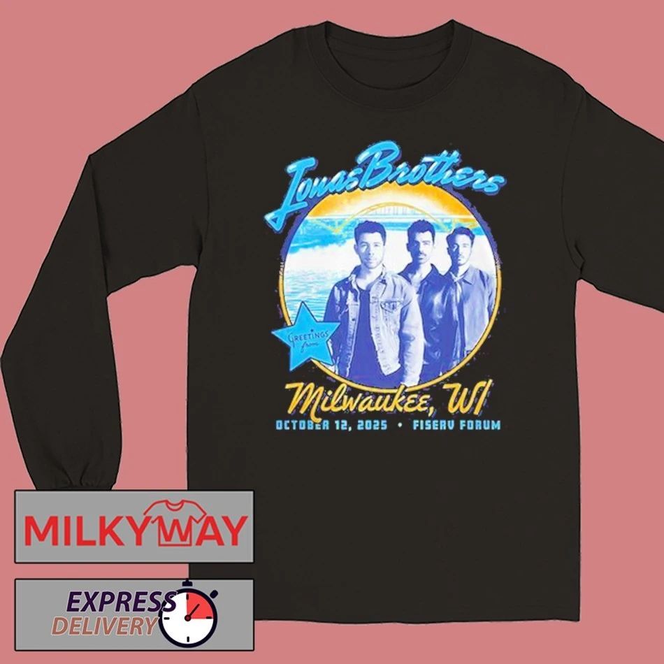 Jornas Brothers x Marshmello Greetings From Your Hometown x Milwaukee shirt