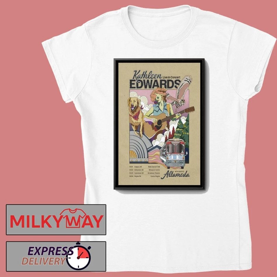 Kathleen Edwards Western Canada 2026 Tour Poster shirt