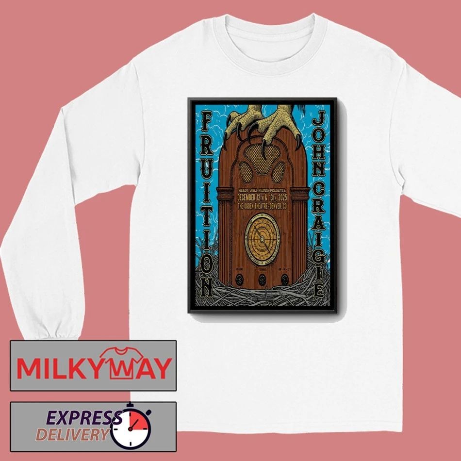 John Craigie With Fruiton In Denver CO On Dec 12-13 2025 Poster shirt