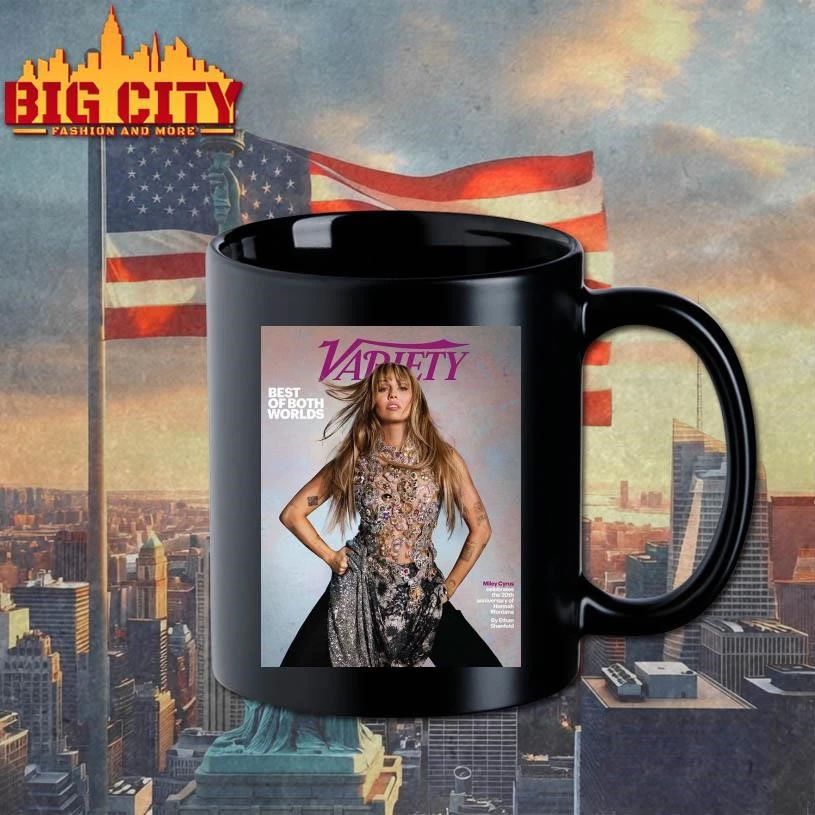 Miley Cyrus Graces The Cover Of Variety Magazine Best Of Both Worlds Celebrates The 20th Anniversary Of Hannah Montana Poster Shirt
