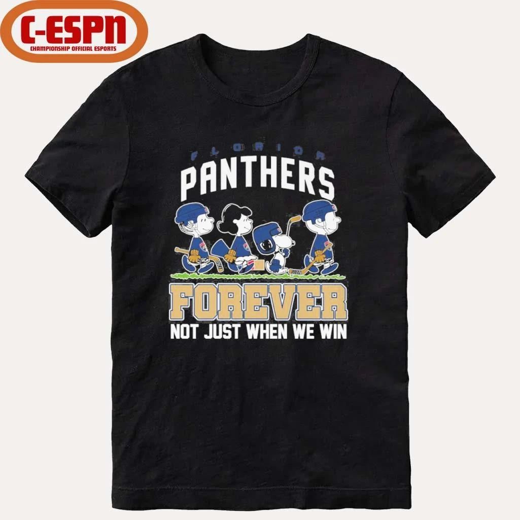 The Peanuts Characters Forever X Florida Panthers Shirt