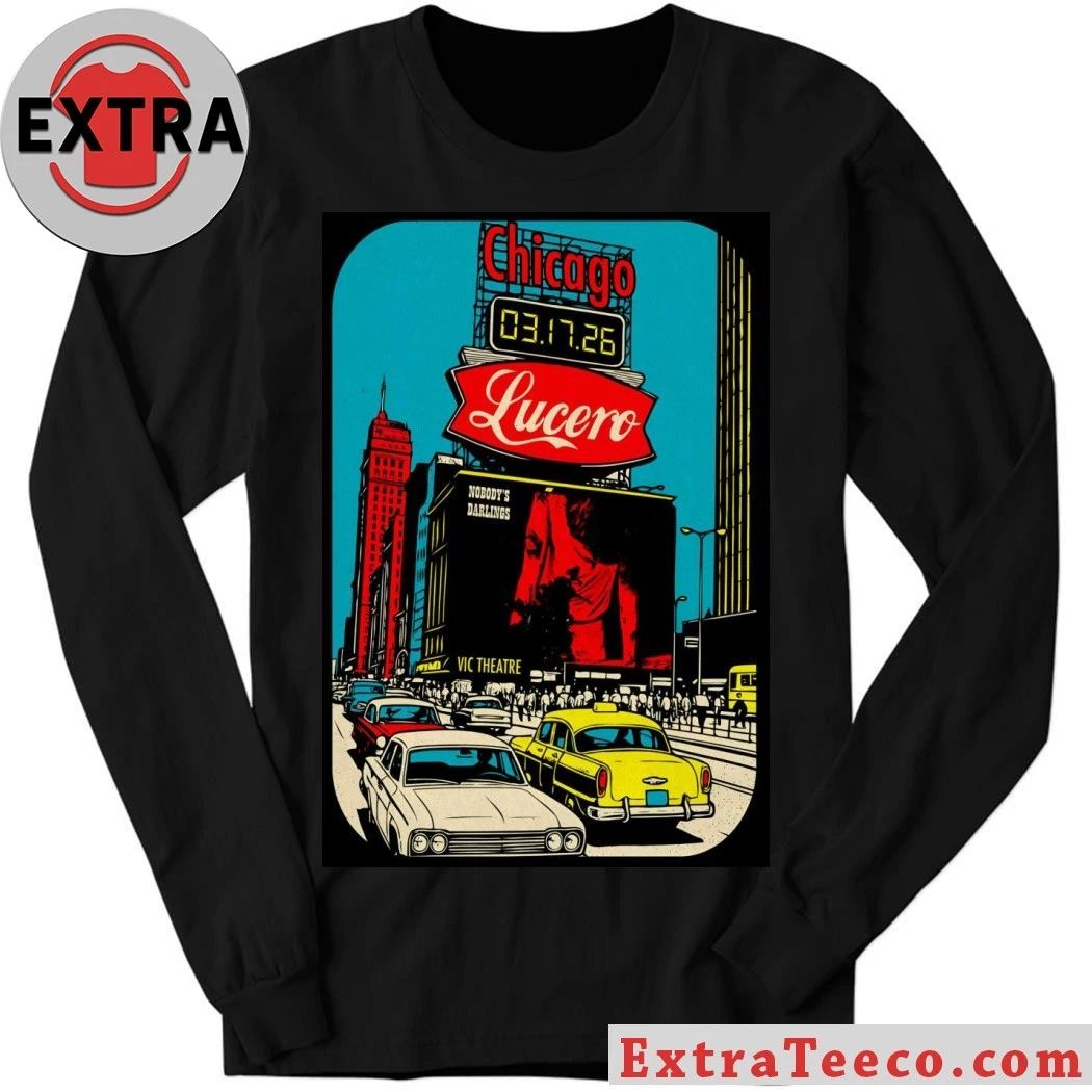 Lucero Chicago IL March 17 2026 Poster Shirt