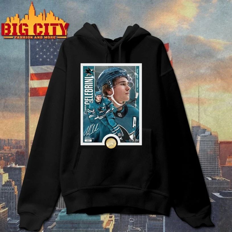 Macklin Celebrini San Jose Sharks Highland Mint poster t-shirt