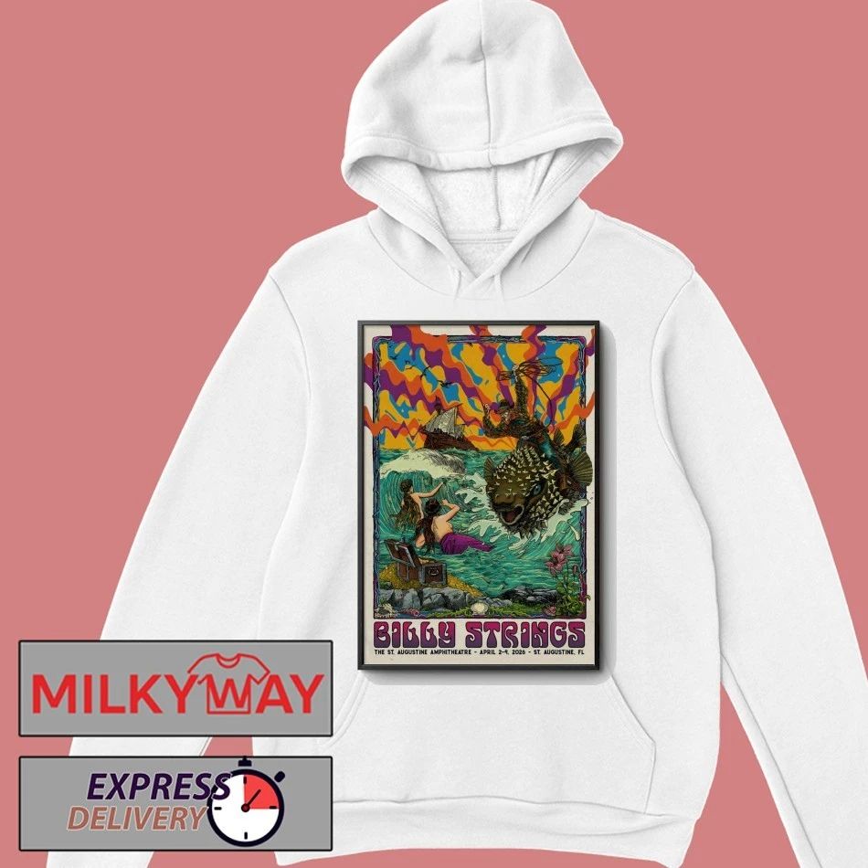 Billy Strings St. Augustine FL 4 2-4 4 2026 Poster shirt
