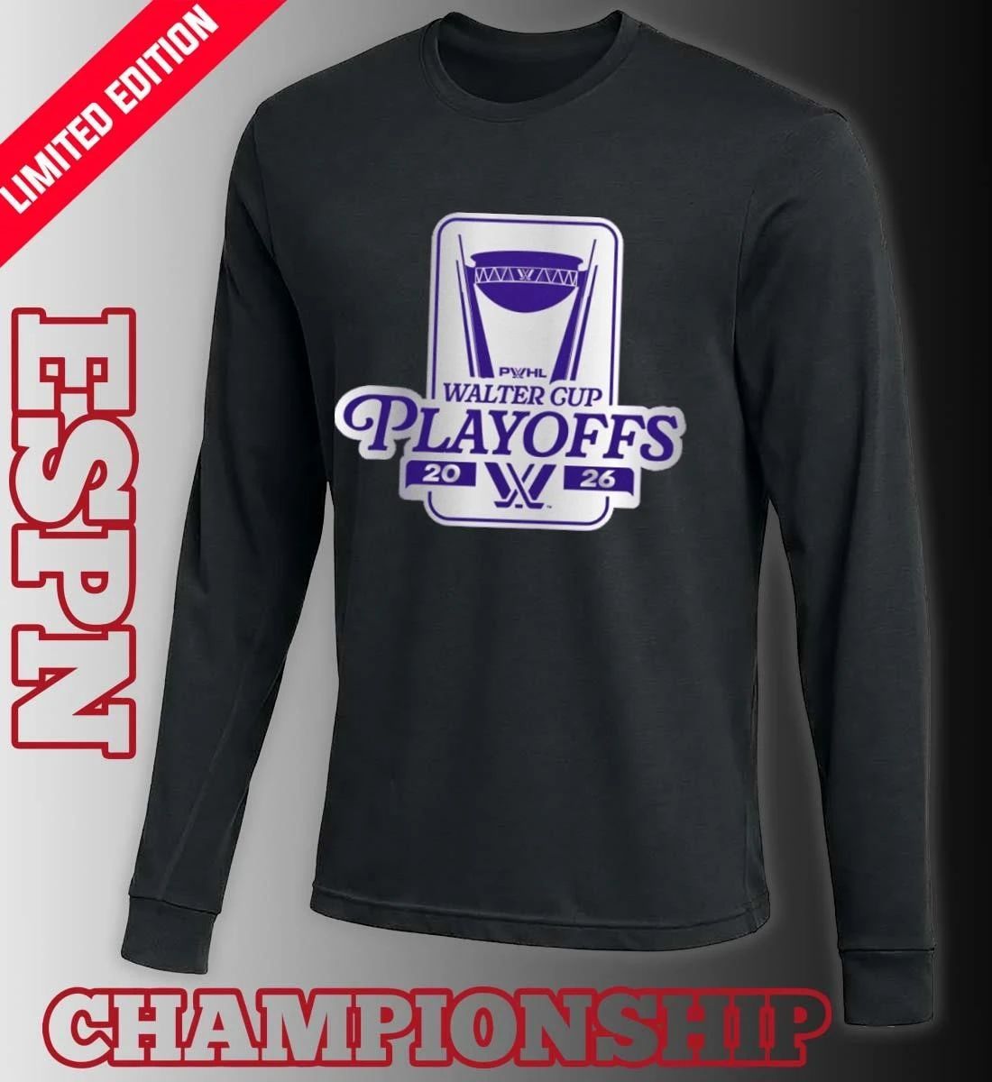 2026 PWHL Walter Cup Playoffs Logo Shirt