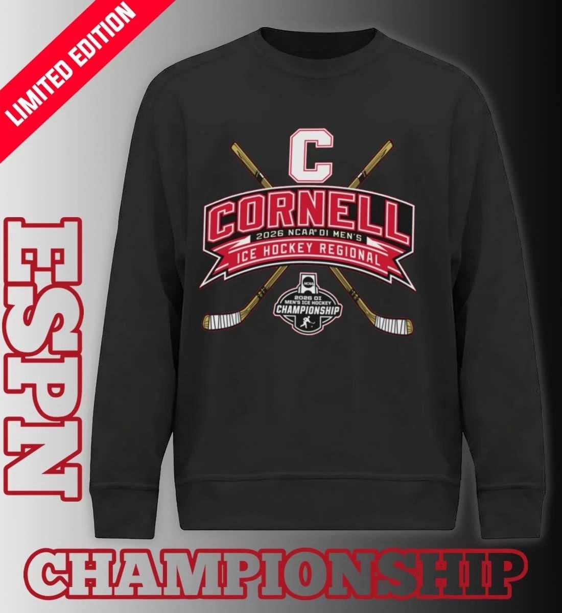 Cornell Big Red 2026 NCAA DI Men’s Ice Hockey Regionals T-Shirt