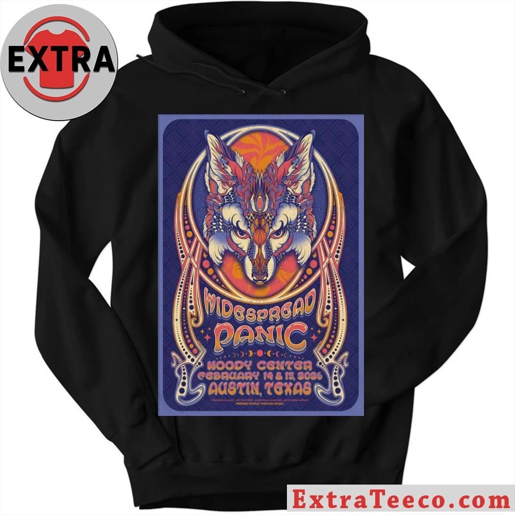 Original Widespread Panic Austin TX On Feb 14-15 2026 Tour Poster Shirt