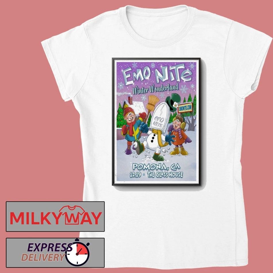 Emo Nite Dec 19 2025 The Glass House In Pomona CA Poster shirt