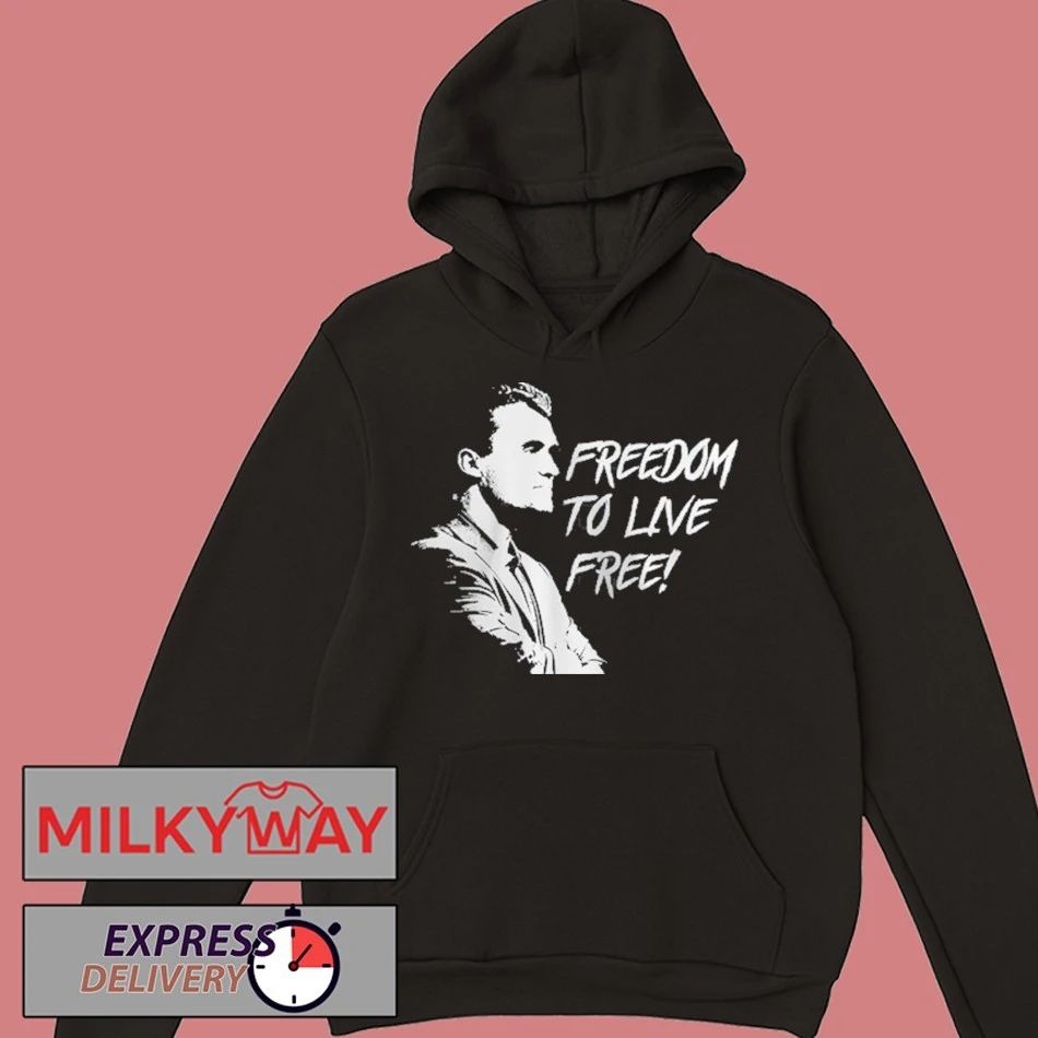 Valuetainmen Charlie Kirk Freedom to Live Free Shirt