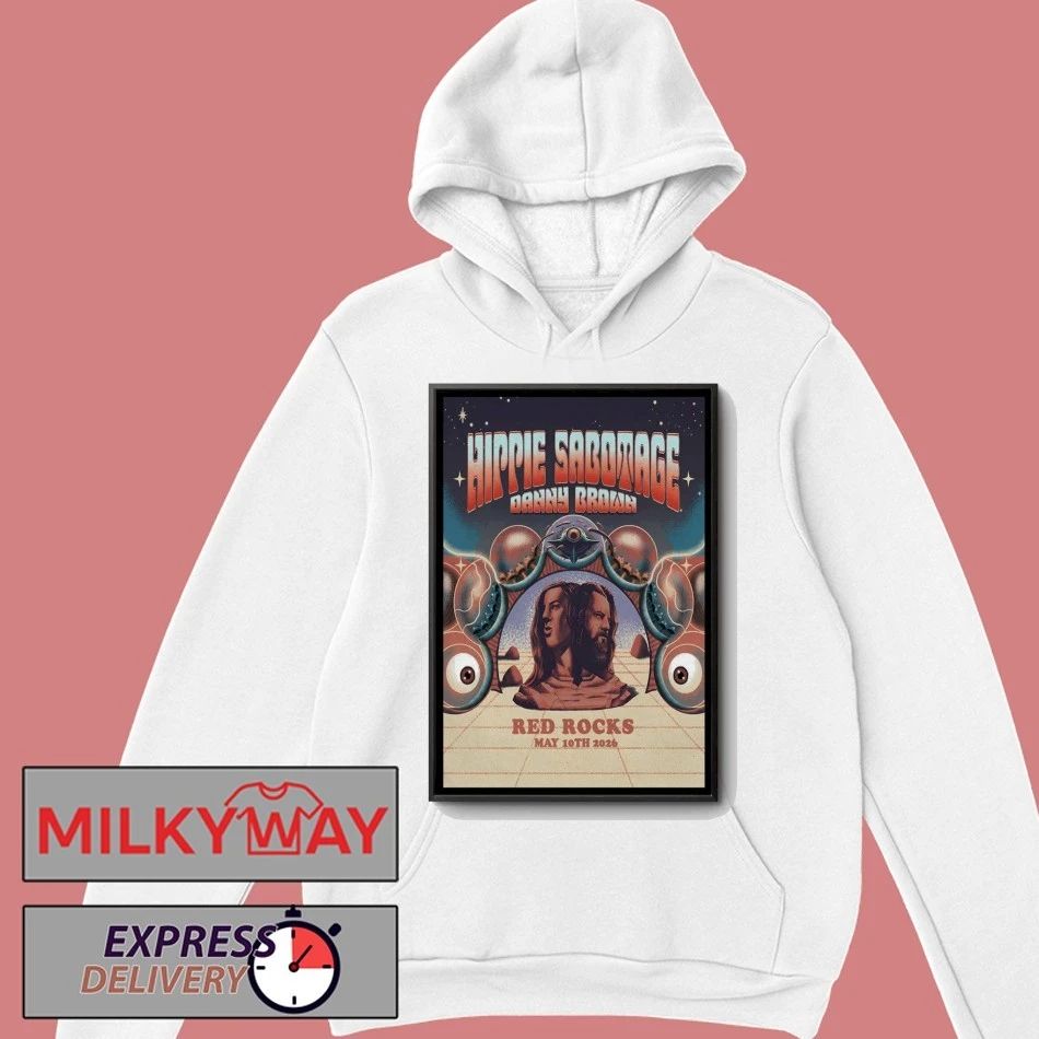 Hippie Sabotage May 10 2026 Red Rocks Amphitheatre in Morrison CO Poster shirt