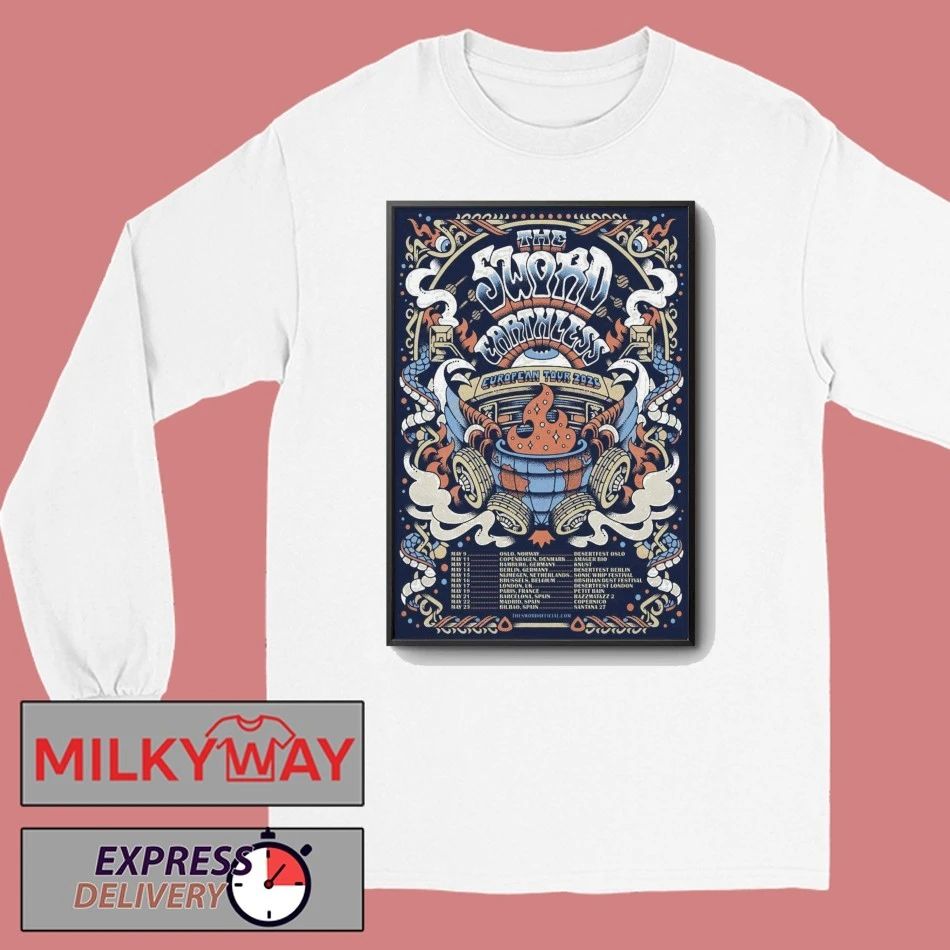 The Sword And Earthless 2026 EU Tour Poster shirt