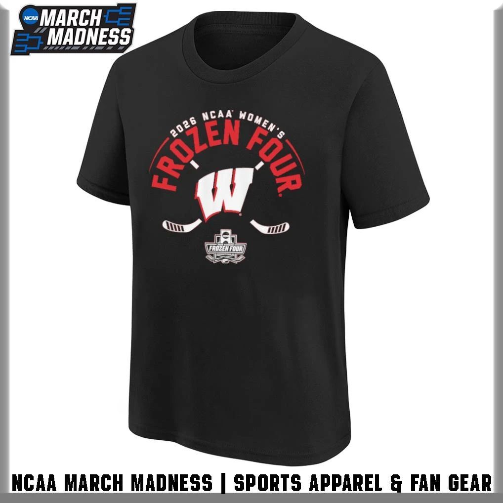 Wisconsin Women’s Hockey 2026 NCAA Frozen Four T-Shirt