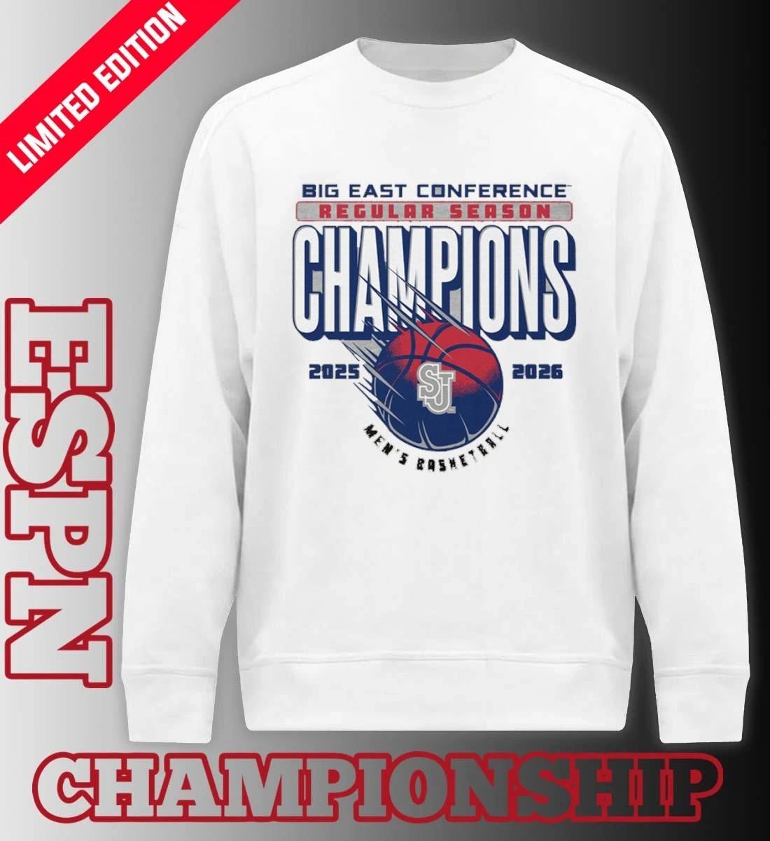 St. John’s Red Storm Men’s Basketball Big East Regular Season Champions Shirt