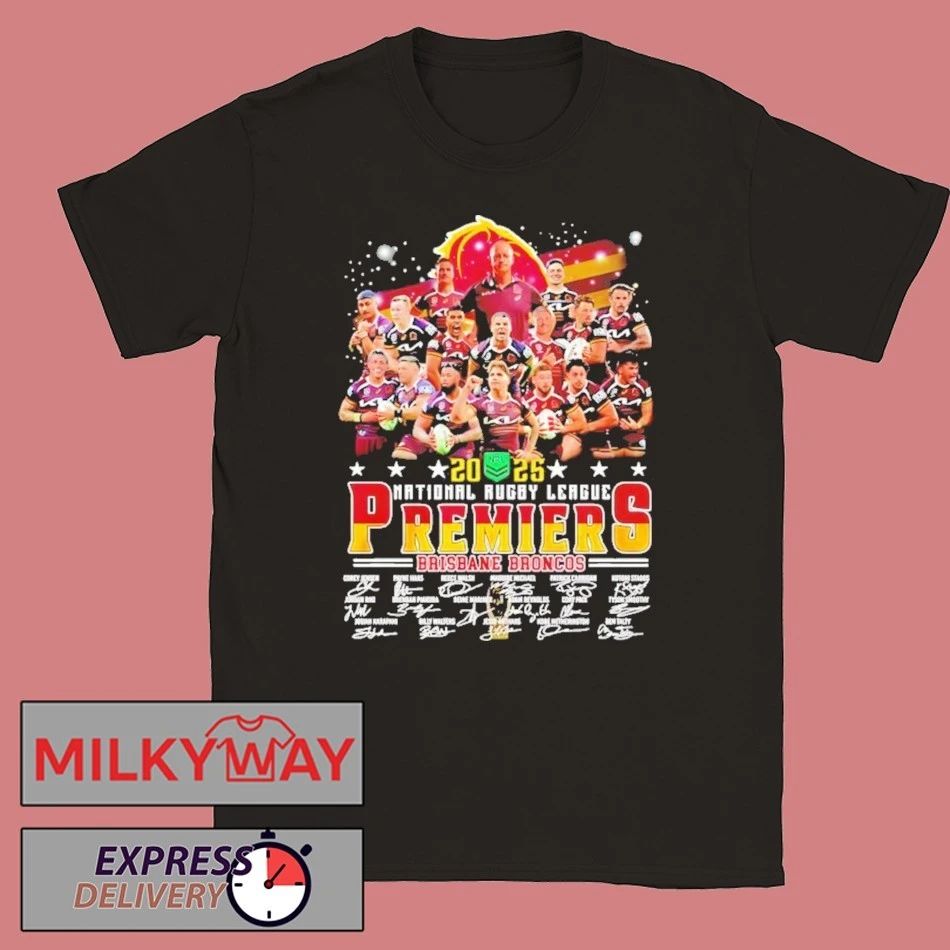 2025 NRL Grand Finals Premiers Brisbane Broncos T-Shirt