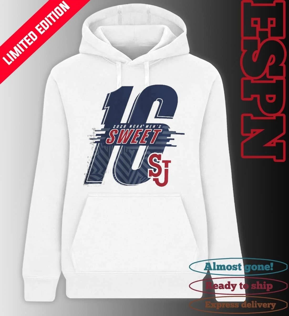 Sweet Sixteen St. John’s University Men’s Basketball Shirt