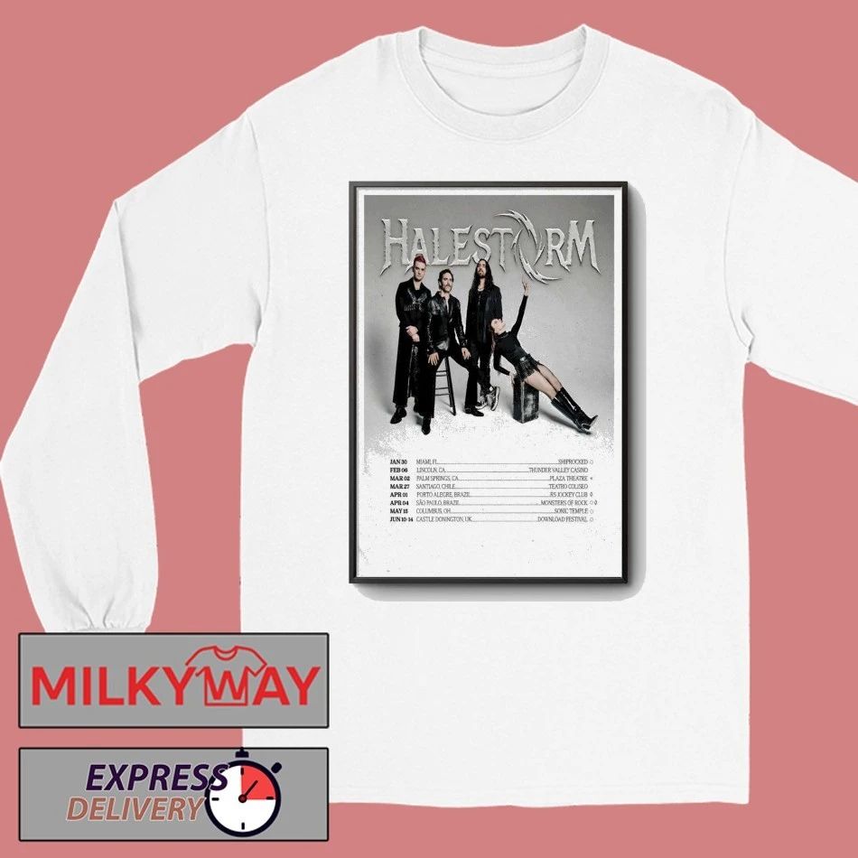 Poster HALESTORM Tour 2026 shirt