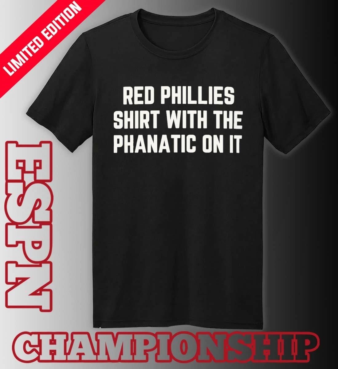 Meta Phillies Shirt Red Phillies Shirt With The Phanatic On It