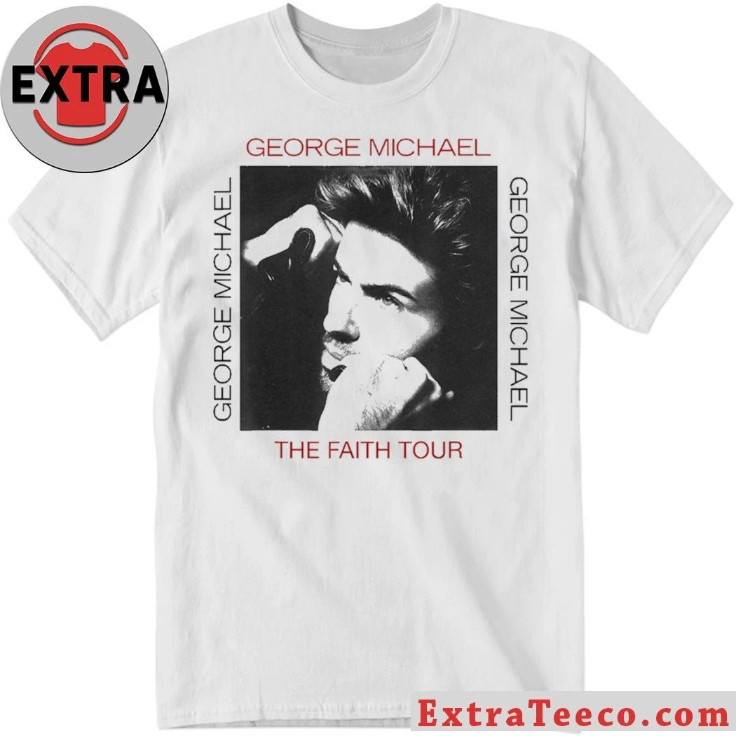 Original George Michael Faith Tour Portrait Shirt