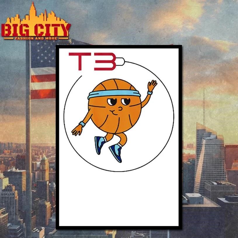 T3 Basketball Logo Shirt