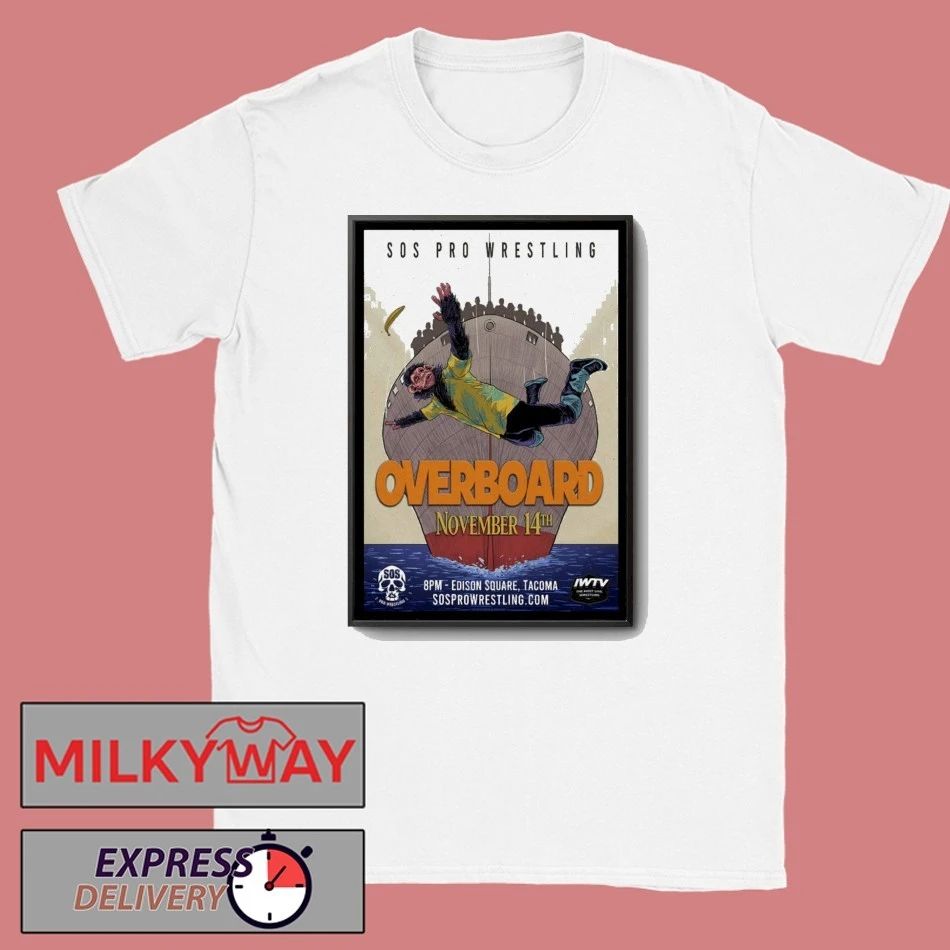 SOS Pro Wrestling Tour Tacoma, WA 2025 Poster New shirt