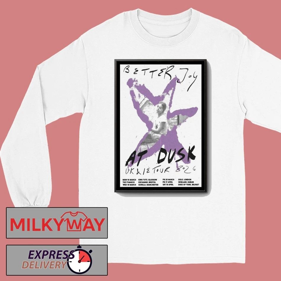 Better Joy UK and IE Tour 2026 Poster shirt