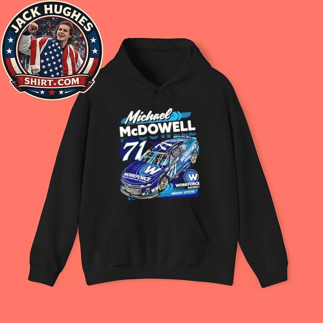 Original Michael Mcdowell 71 Workforce Racing Nascar Driver Graphic Shirt