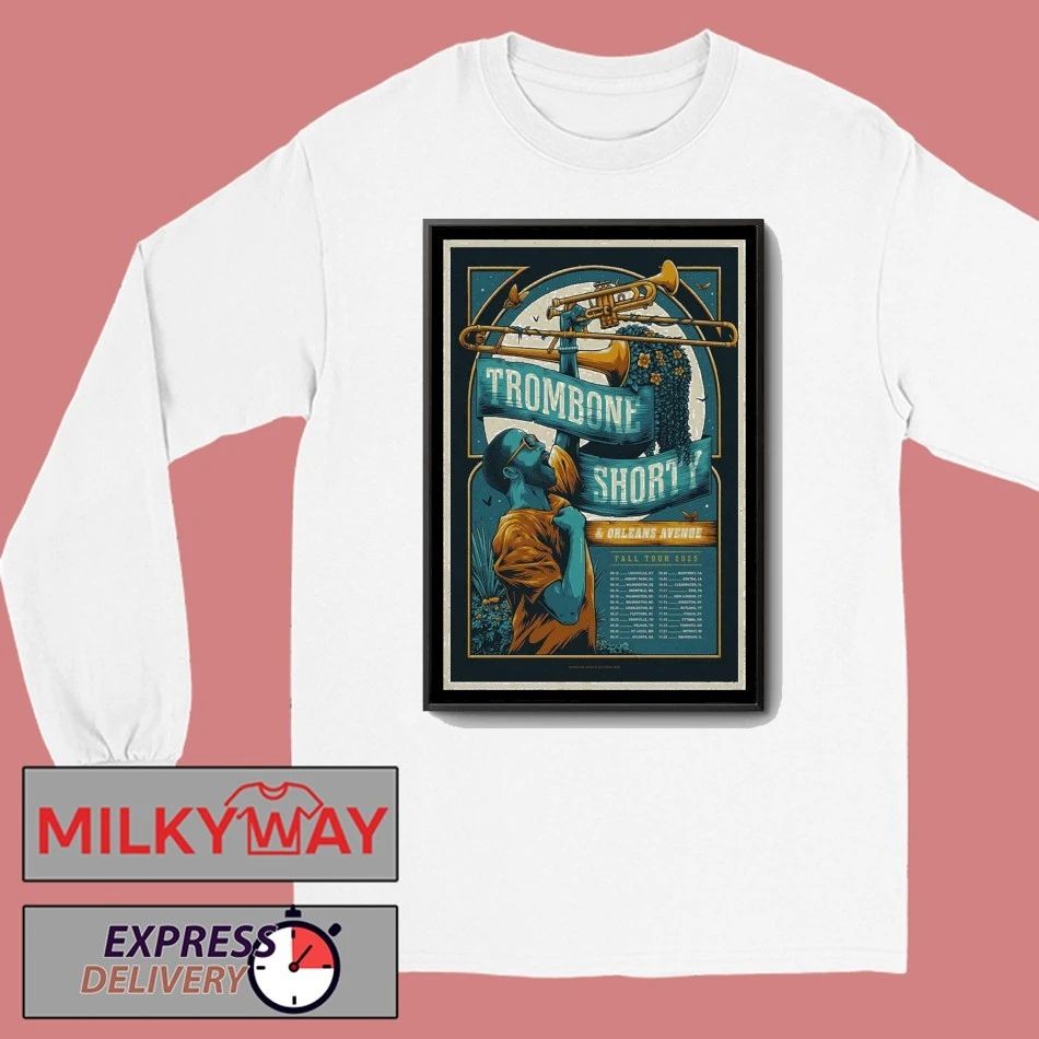 Tour 2025 Troy Andrews & Orleans Avenue Fall Poster shirt