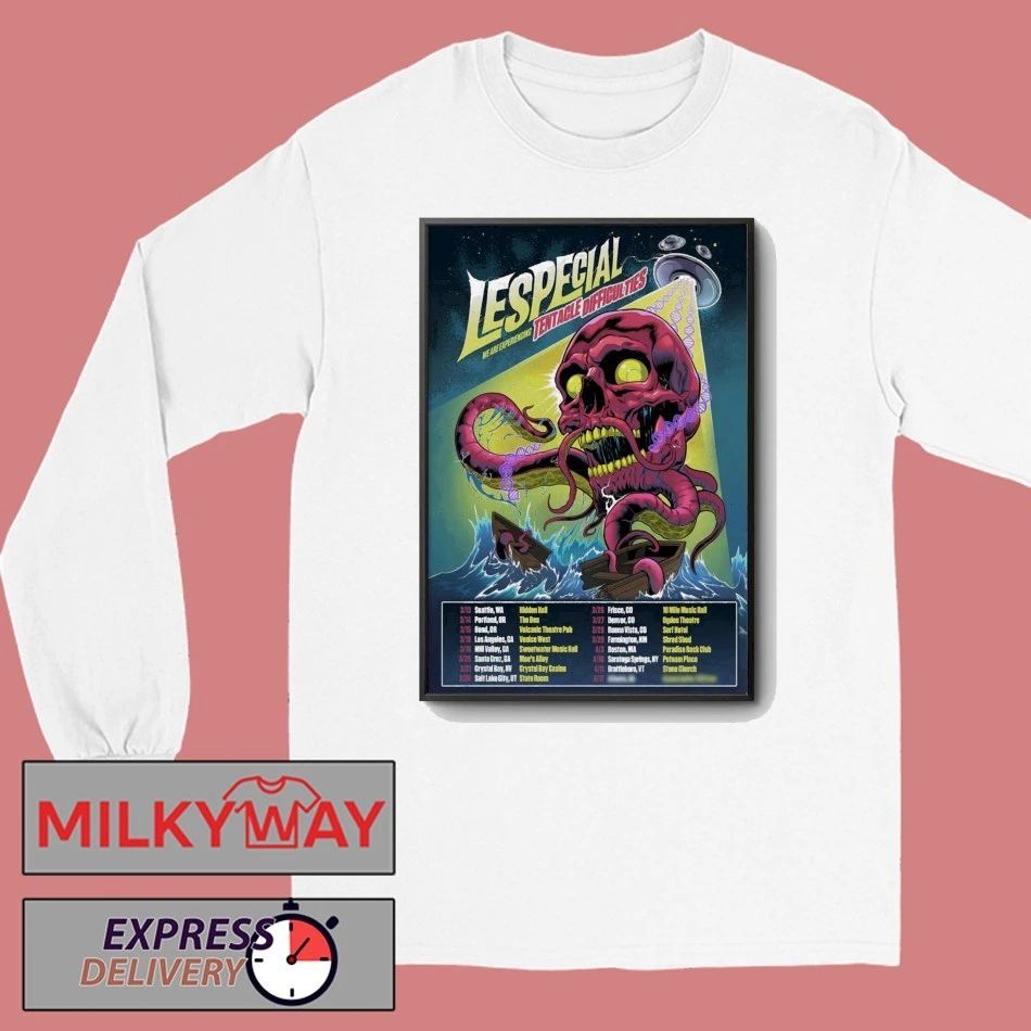 Lespecial Tour Tentacle Difficulties 2026 Poster shirt
